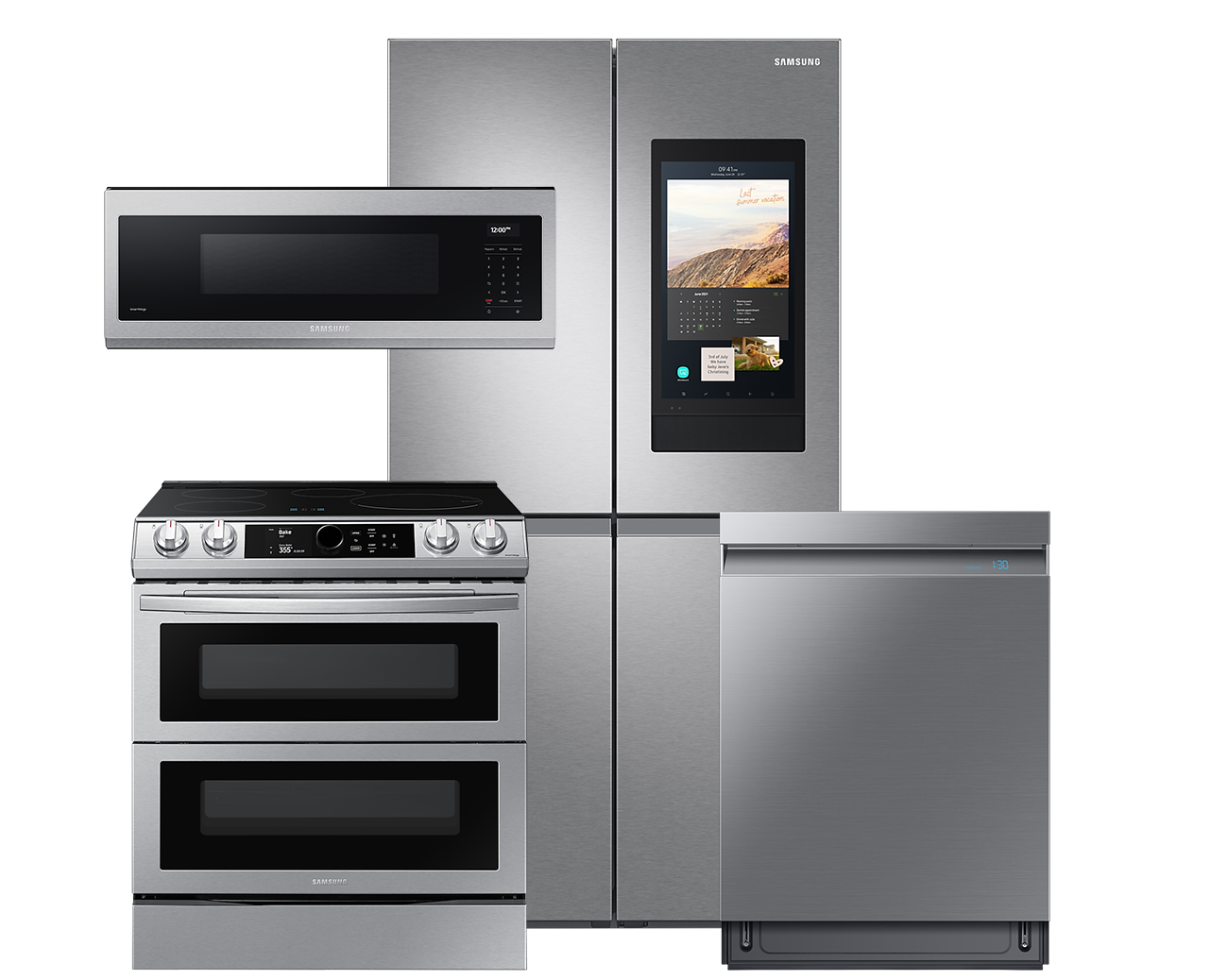 Samsung 4 deals piece appliance package