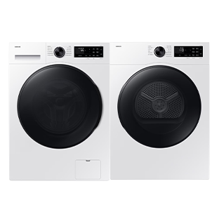 Samsung 2.9 cu.ft. Compact Front Load Washer and 4.0 cu.ft. Compact Dryer