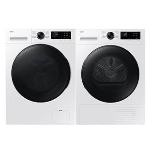 Samsung 2.9 cu.ft. Compact Front Load Washer and 4.0 cu.ft. Compact Dryer