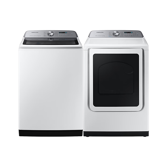 5.2 cu. ft. WA5500D Top load Washer With Large Capacity 5.2 cu. ft. and Super Speed White