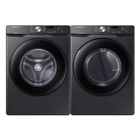 WF6000T WF45T6000AW Front loading Washer With Self Clean+ VRT Plus™ Smart Care Black