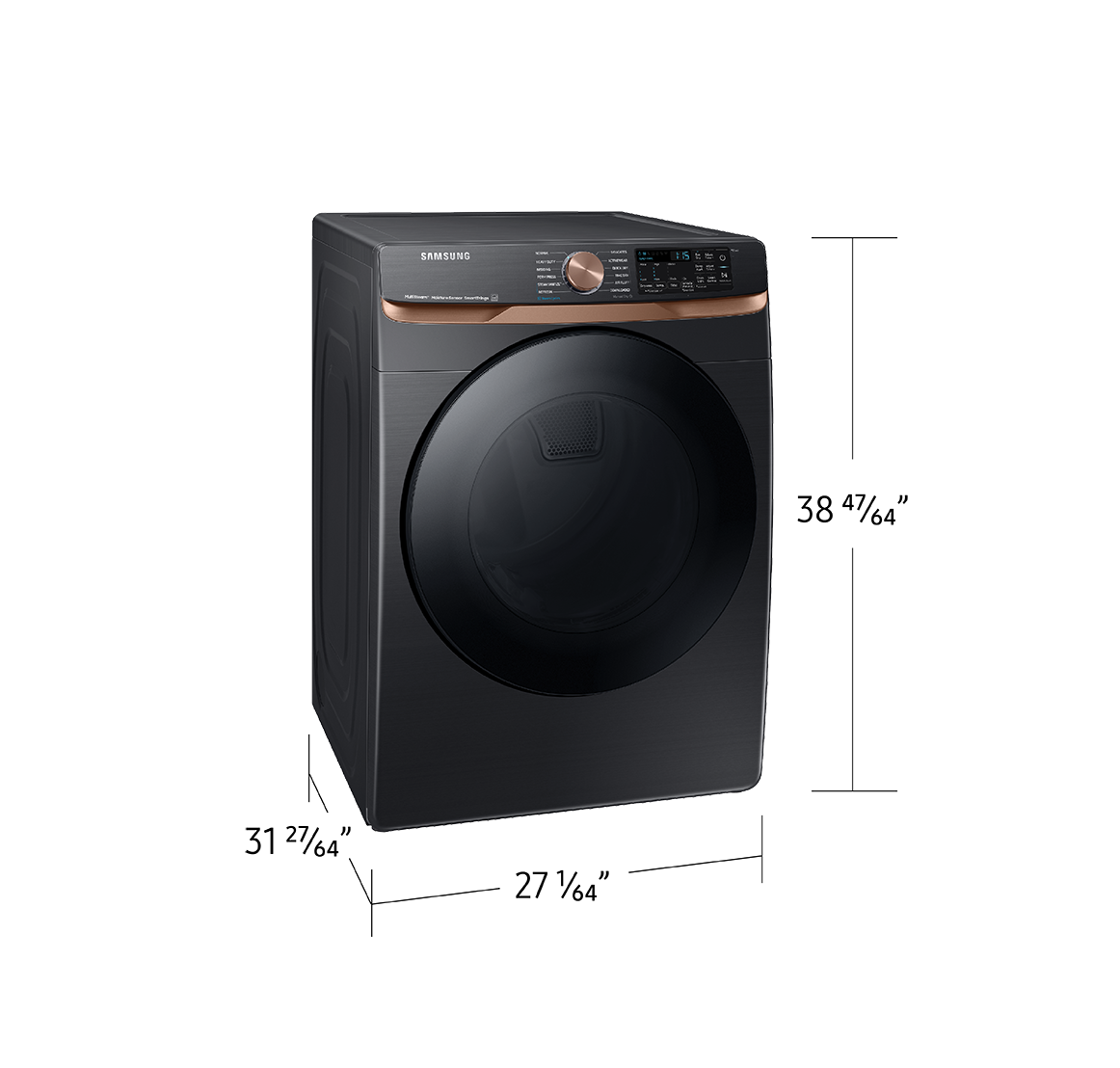 8300 Black Front Load Washer and Dryer Pair with Large Capacity | Samsung Canada