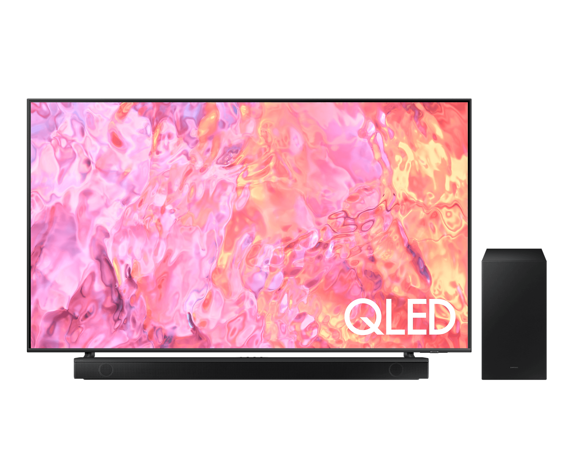 Image of Samsung 85  QLED 4K Smart TV QE1 with HW-B650 Soundbar