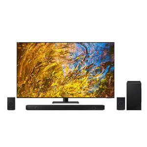 85" Neo QLED TV with Q990D Soundbar | Samsung Canada