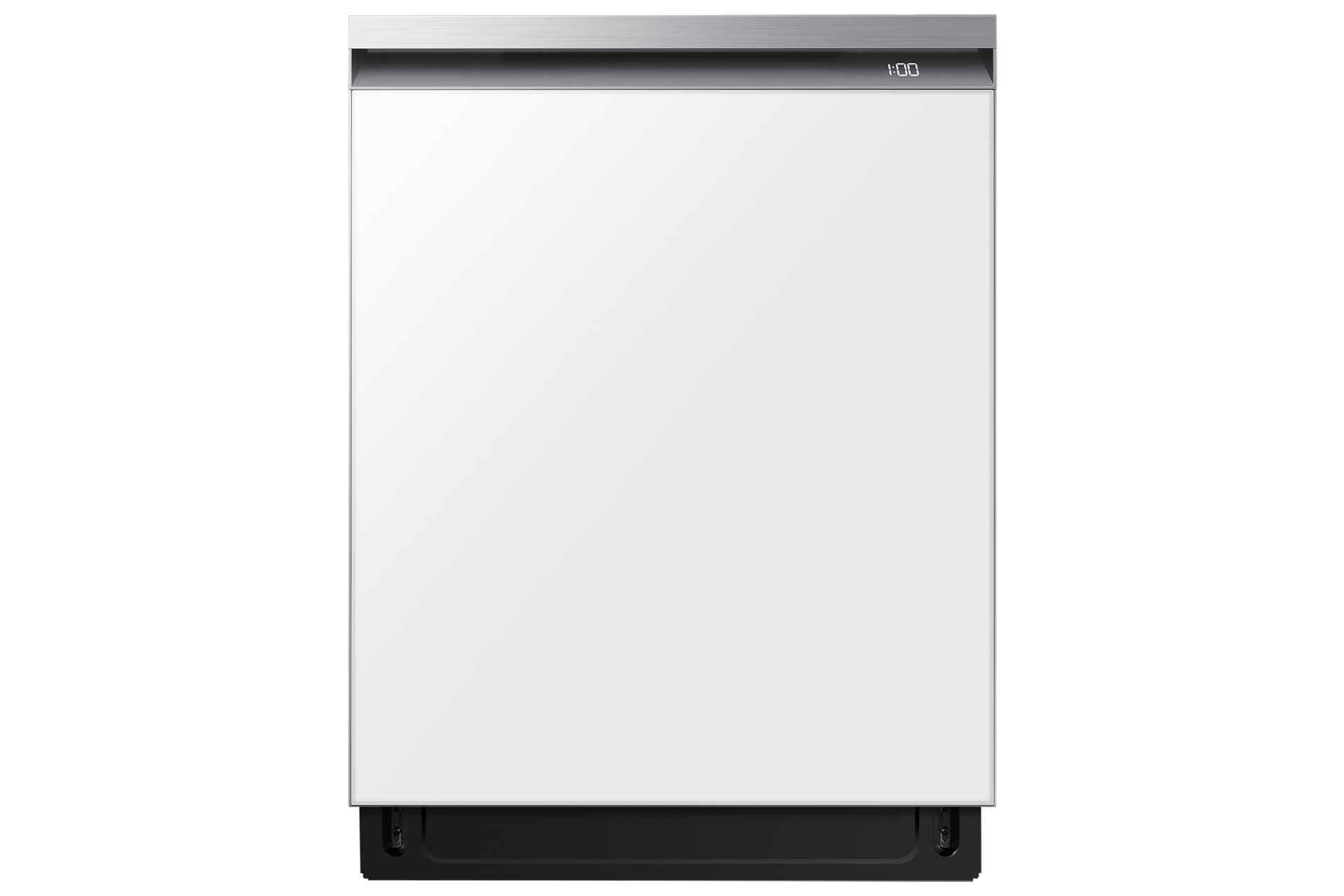 Image of Samsung BESPOKE Smart Stormwash+ Dishwasher with Clean White Glass Panel