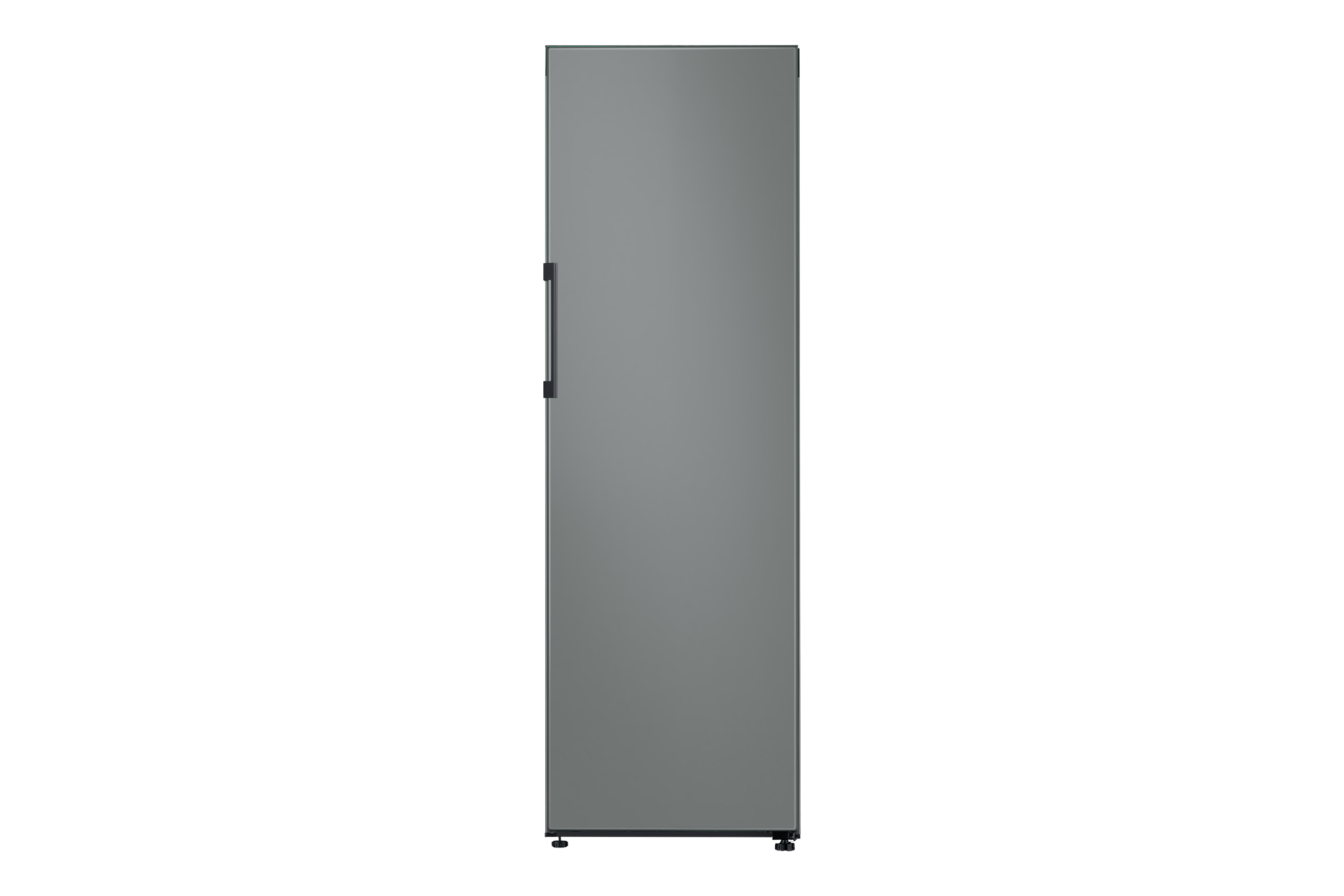 Image of Samsung 24  BESPOKE 1-Door Column Refrigerator with Grey Matte Glass Panel