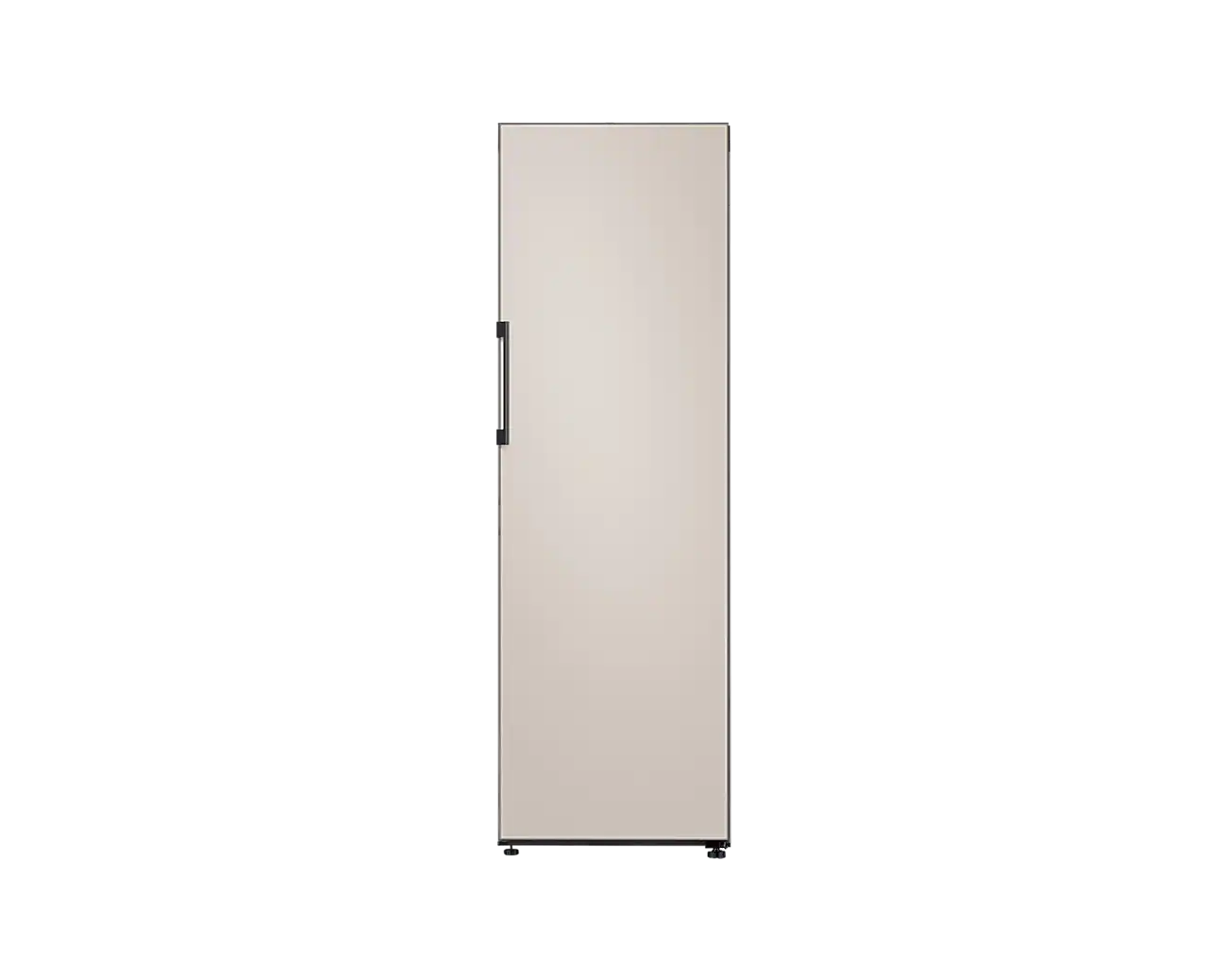 Image of Samsung 24  BESPOKE 1-Door Column Refrigerator with Beige Matte Glass Panel