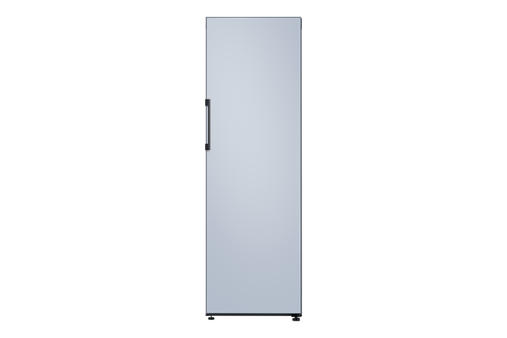 Image of Samsung 24  BESPOKE 1-Door Column Refrigerator with Sky Blue Matte Glass Panel