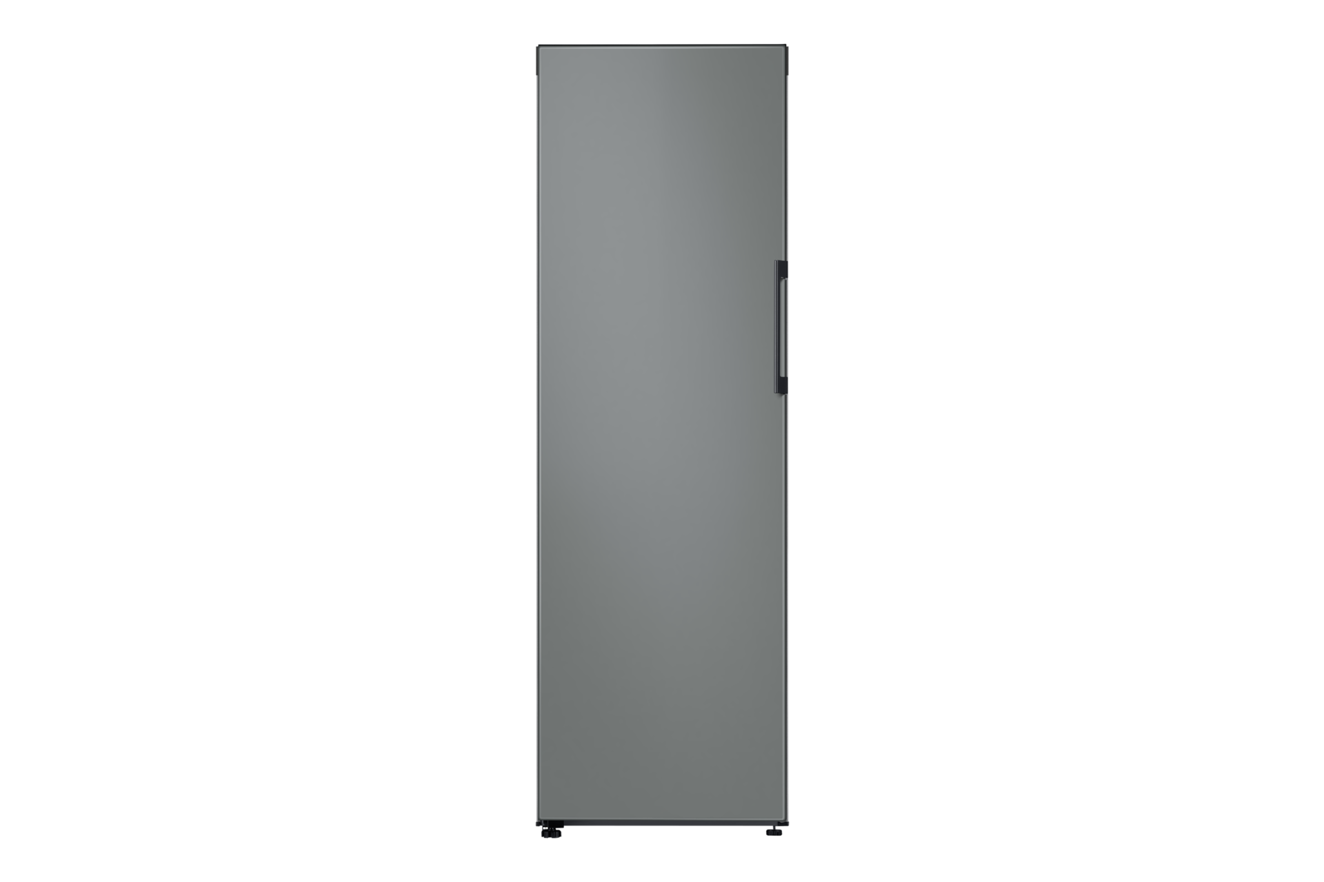 Image of Samsung 24  BESPOKE 1-Door Column Freezer with Grey Matte Glass Panel