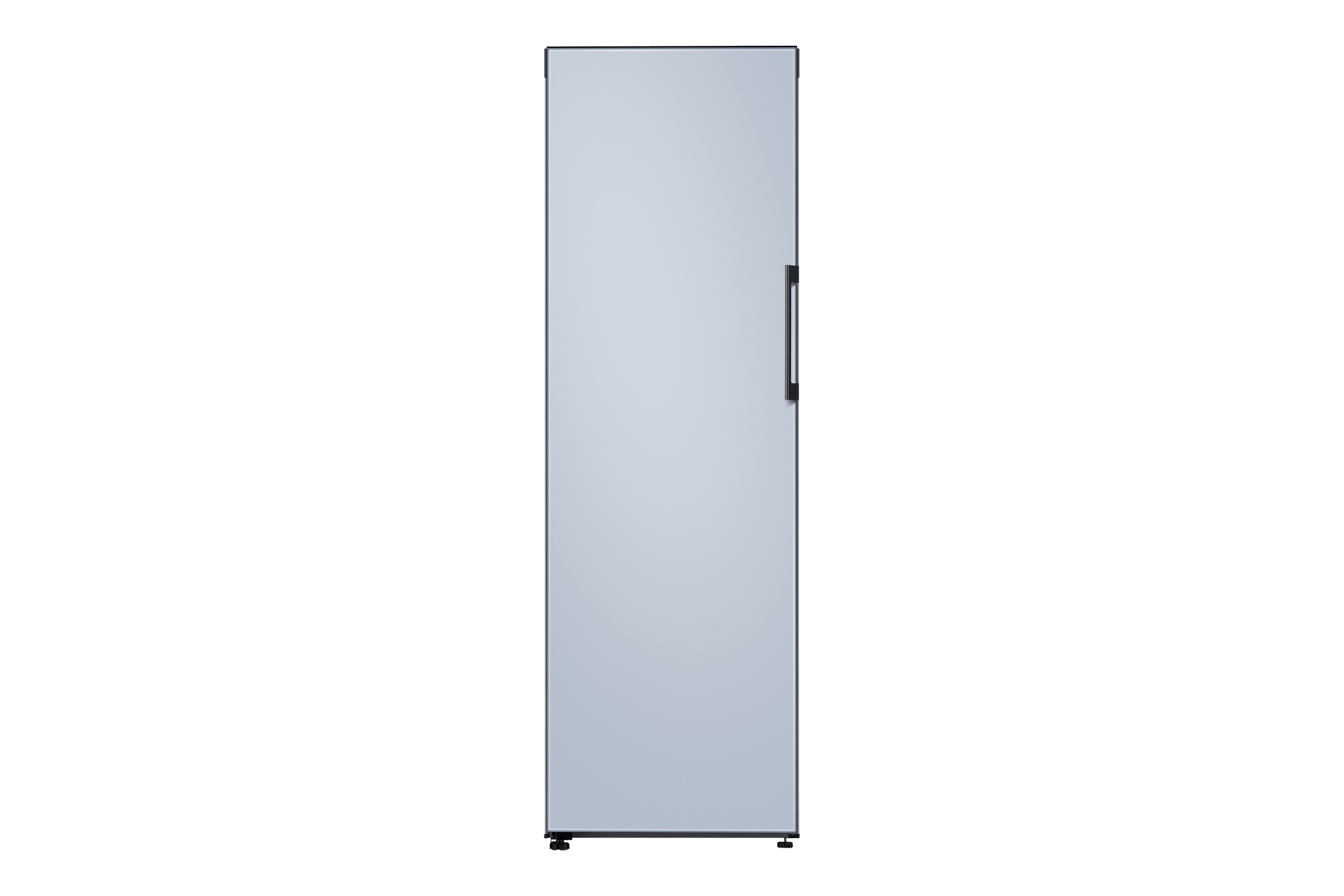 Image of Samsung 24  BESPOKE 1-Door Column Freezer with Sky Blue Matte Glass Panel