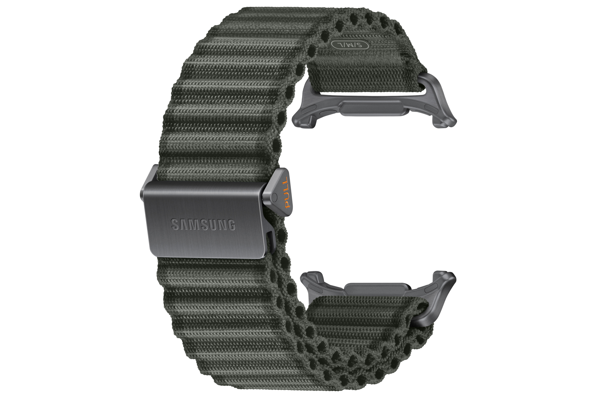 Trail Band (S/M/L) for Galaxy Watch Ultra2 Back-Perspective Olive 