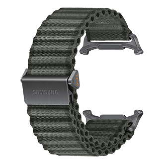 Trail Band (S/M/L) for Galaxy Watch Ultra2 Back-Perspective Olive 