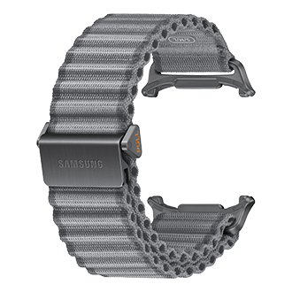 Trail Band (S/M/L) for Galaxy Watch Ultra2 Back-Perspective Gray 