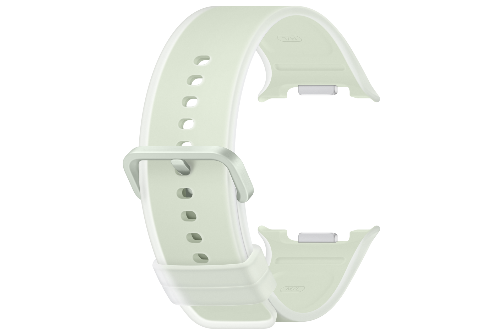 Misty Band (M/L) for Galaxy Watch9 (Watch8) Back-Perspective Green 