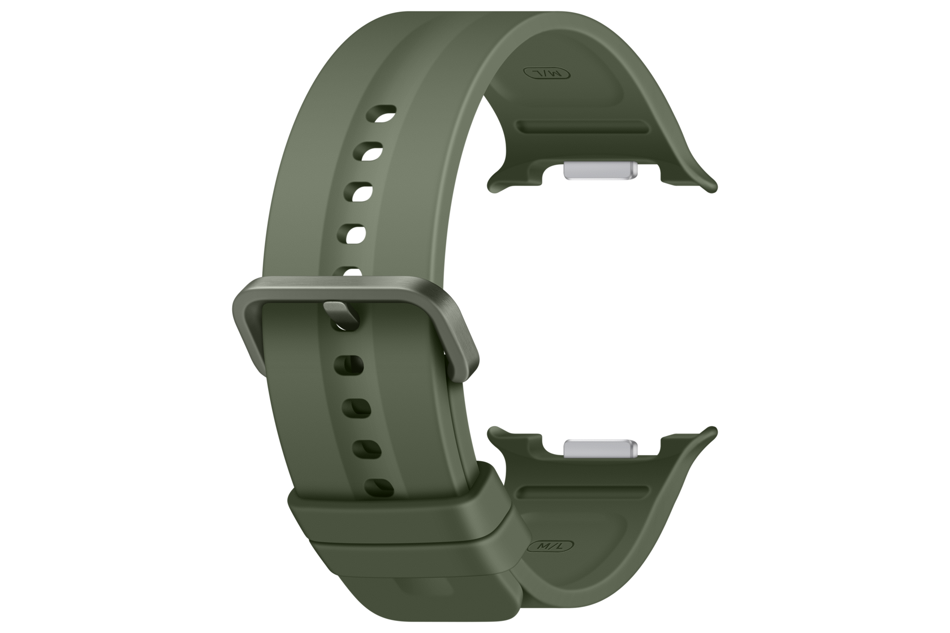 Sport Band (M/L) for Galaxy Watch9 (Watch8) Back-Perspective Olive 