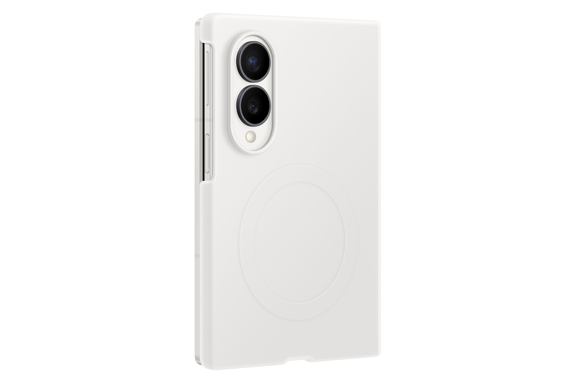 Galaxy Z Fold8 Silicone Magnet Case Dynamic Cream 