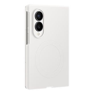 Galaxy Z Fold8 Silicone Magnet Case Dynamic Cream 