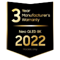3 Year Manufacturer's Warranty
