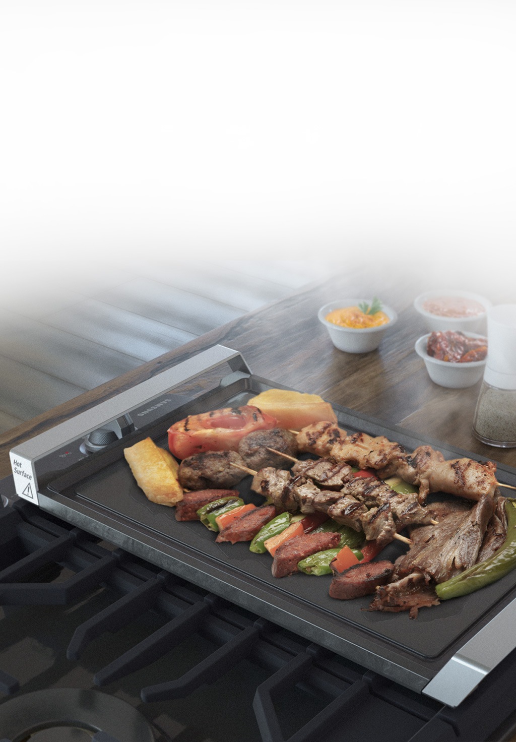 Cast Iron Griddle Grill For Samsung Gas Stove Cast Iron Griddle