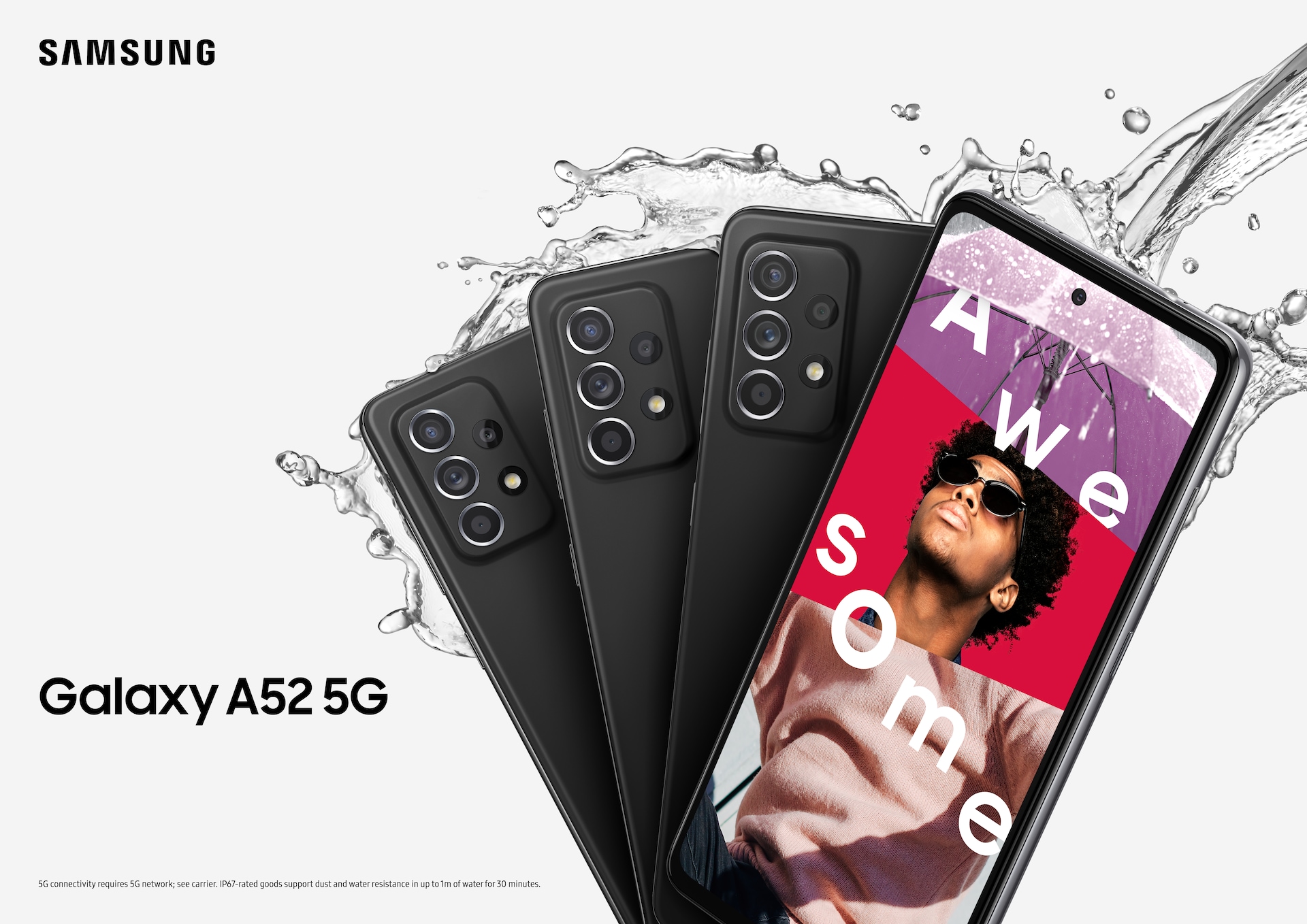 Galaxy A52 5G オーサムブラック 128 GB-