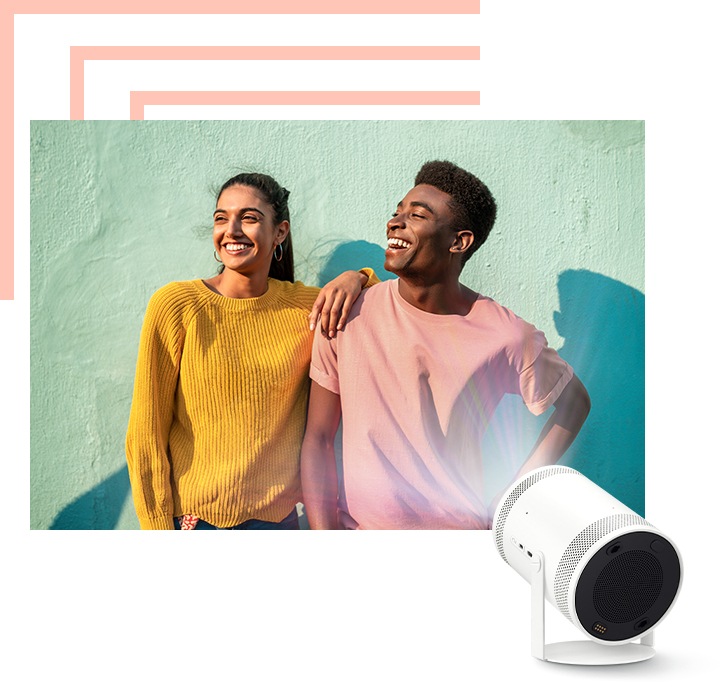 Samsung Freestyle LSP3B プロジェクター HD 1080 The Freestyle Smart FHD Portable LED Projector | Samsung Canada