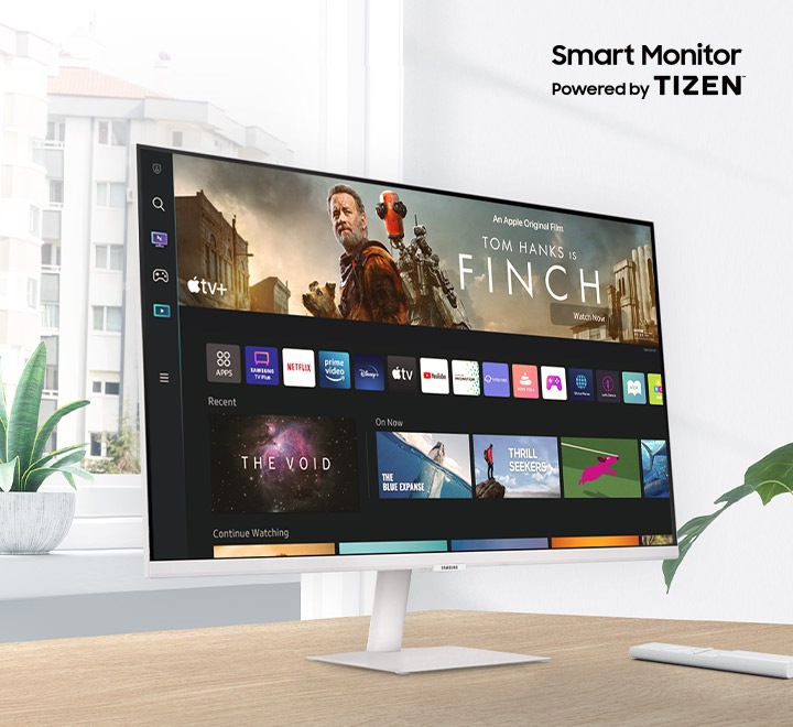 27 Inch M5 Smart Monitor White FHD | Samsung Canada