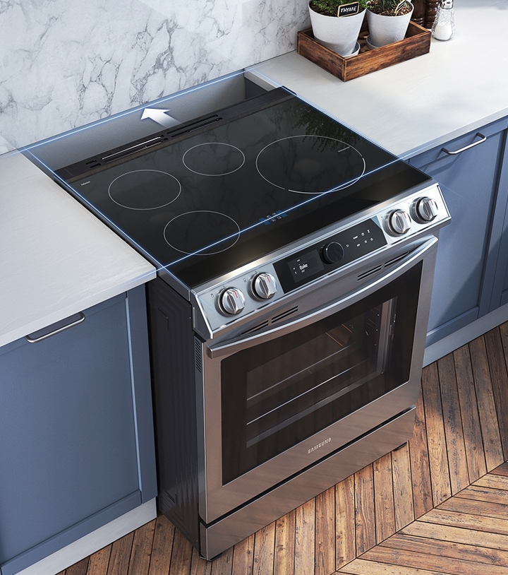 Samsung Slide-In Induction Range With Air Fry