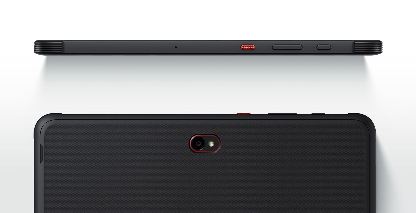 Бічна та задня панелі тонкого та легкого Galaxy Tab Active4 Pro