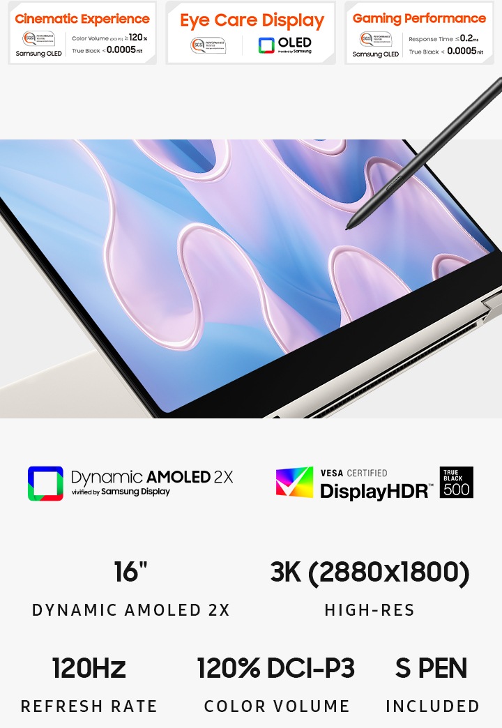 Galaxy Book3 Pro 360 (16