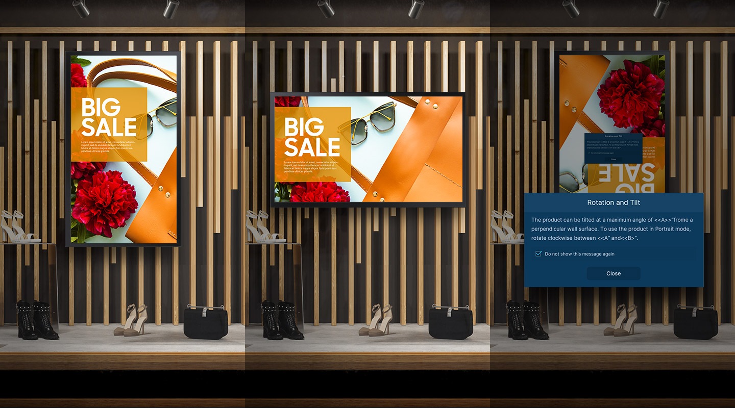 Instalação flexível para designs personalizados