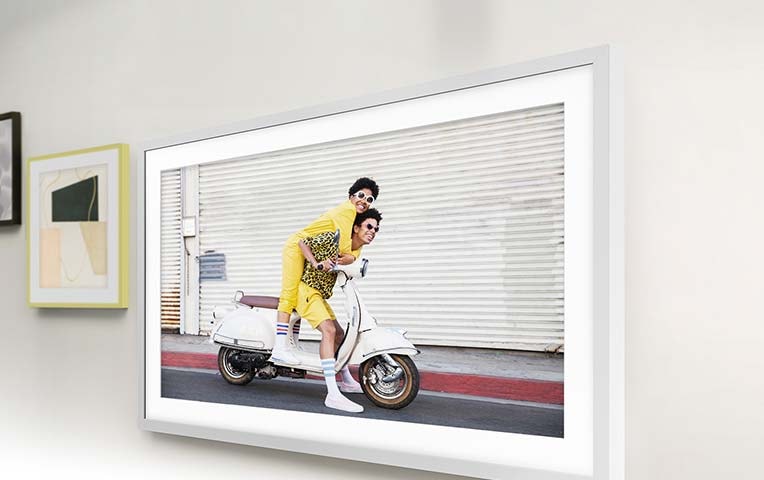 The Frame on a table.