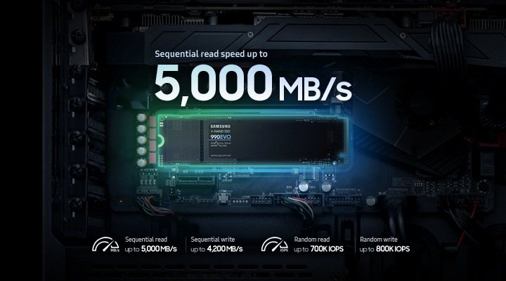 990 EVO PCIe 4.0 x4 / 5.0 x2 NVMe M.2 SSD | Samsung Canada