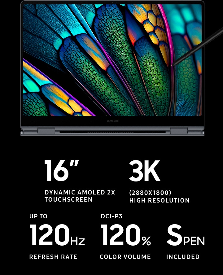 Galaxy Book Pro 360 5G(Simフリー)　AMOLED Amazon.com: Samsung Galaxy Book Pro 360 15.6-in Touchscreen