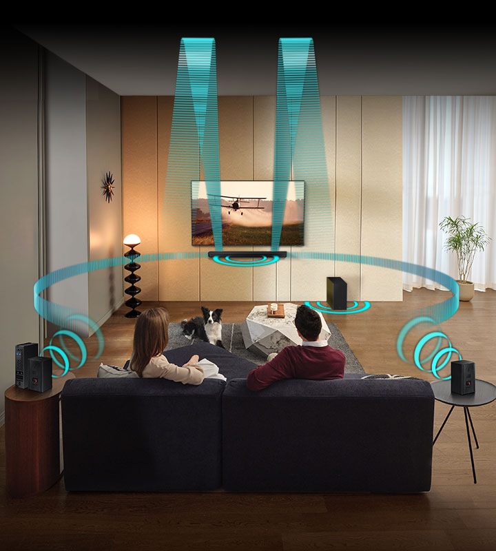 Q910D Soundbar With Subwoofer Rear Speaker (2024) Samsung Canada