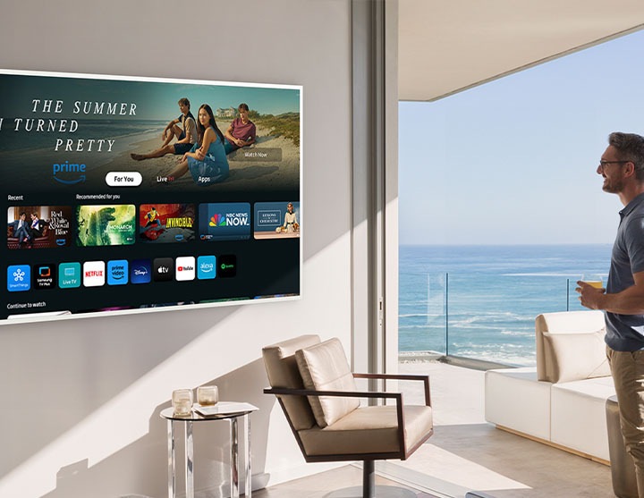 85 Inch The Frame LS03D QLED 4K Art Mode Smart TV with Wall mount