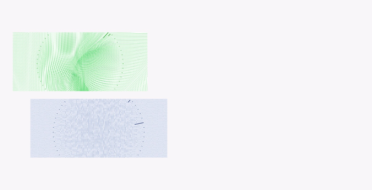 The leaf and textured fabric patterns for Ambient Mode on The Serif are displayed.