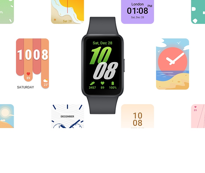 Galaxy Fit 3 Watch | Fitness & Health Tracker, Gray Galaxy Fit 3 Watch | Fitness & Health Tracker, Gray