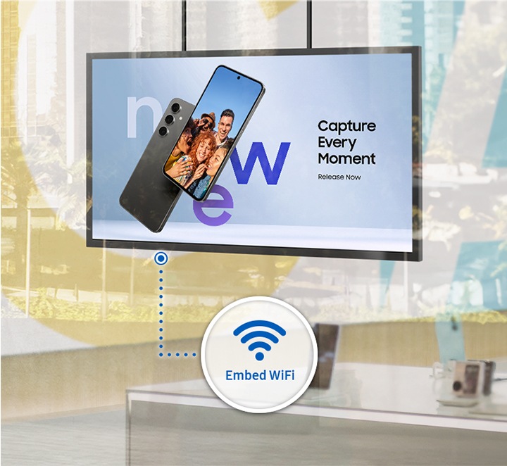Window Signage OM32DX | LH32OMDEBGBXZA | Samsung Business Canada
