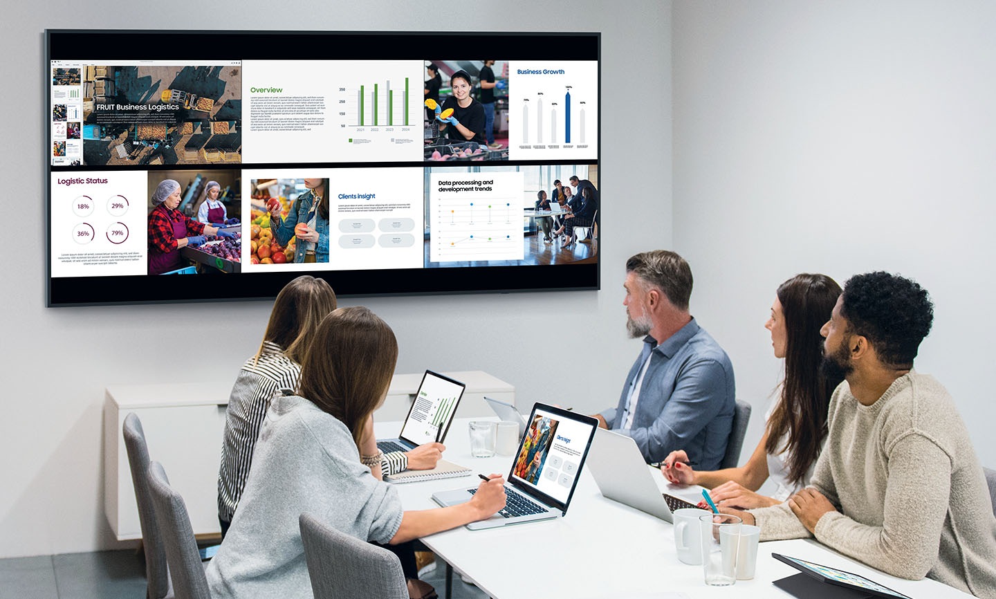 Collaborate instantly with wireless screen sharing 