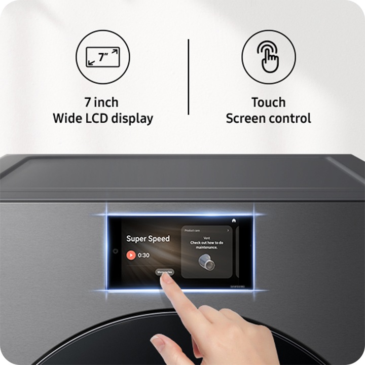 7.6 Cu.Ft. F90 Series Bespoke AI Electric Dryer with AI Opti Dry