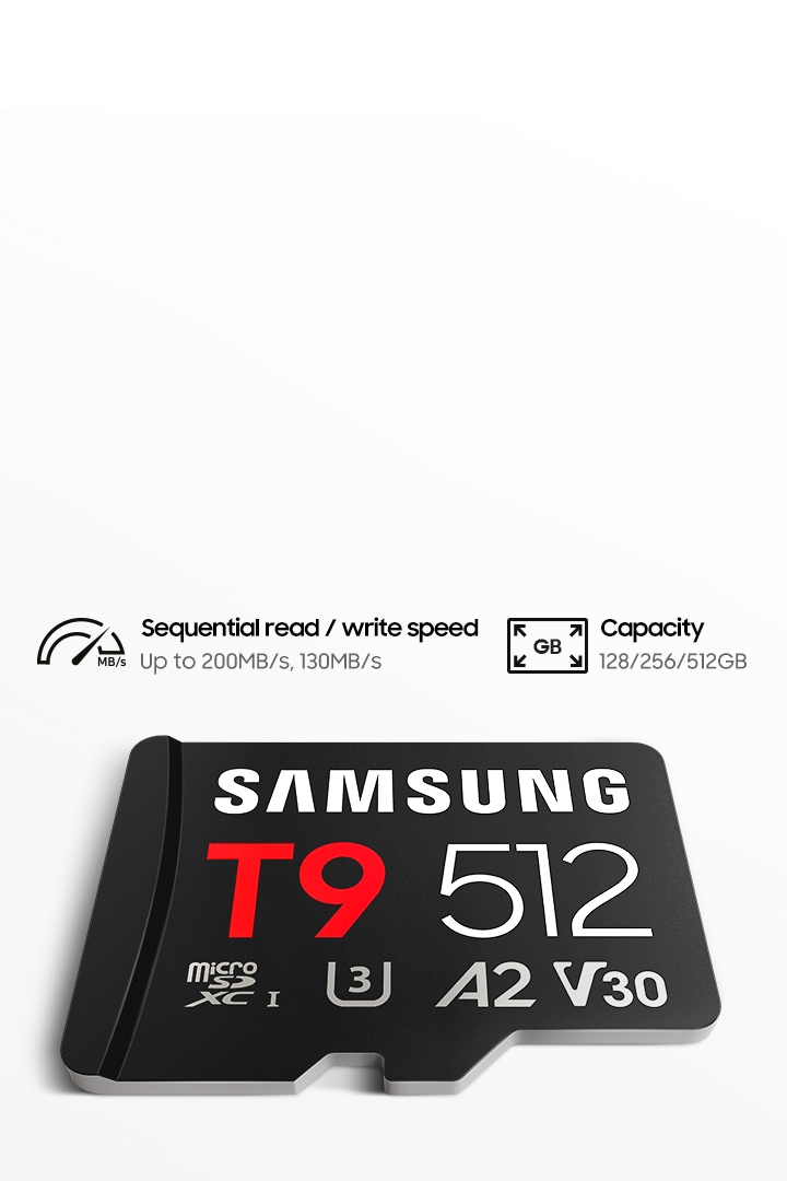 Business | T9 microSDXC UHS-I Card 128GB MB-MH128T/AM | Samsung Canada