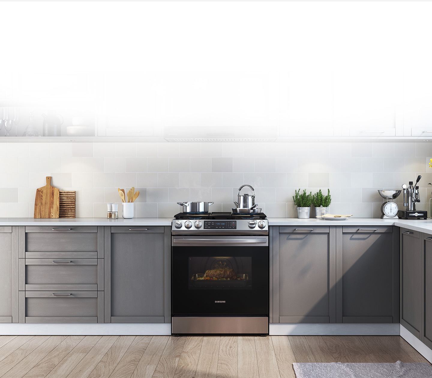 NX60T8511SS Gas Range with True Convection and Air Fry