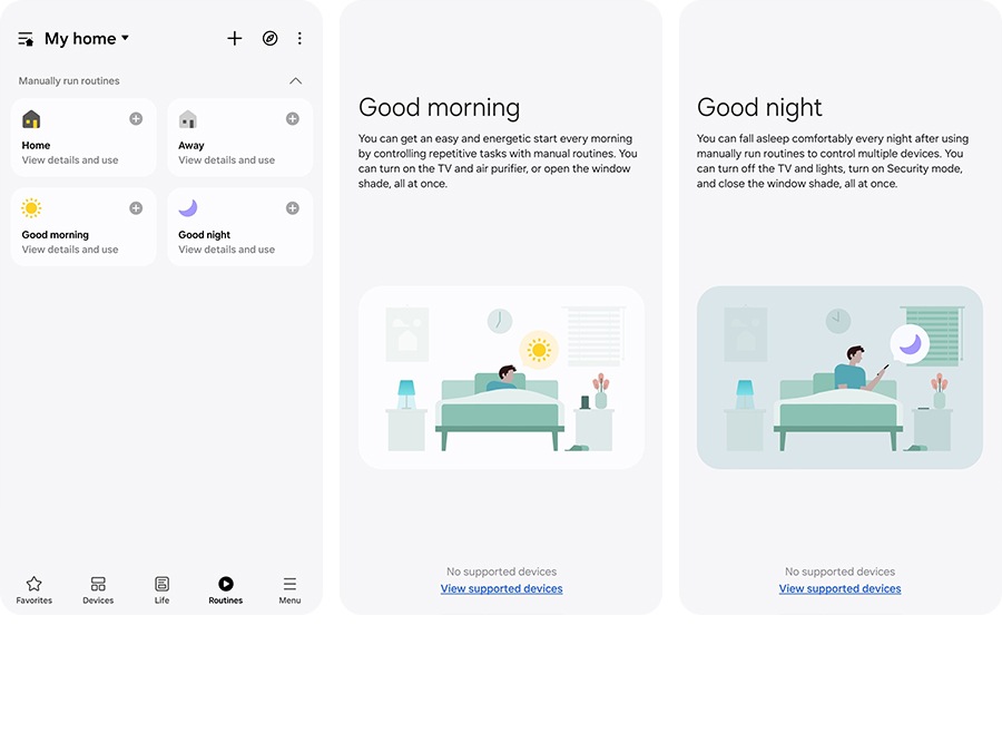 SmartThings Routines