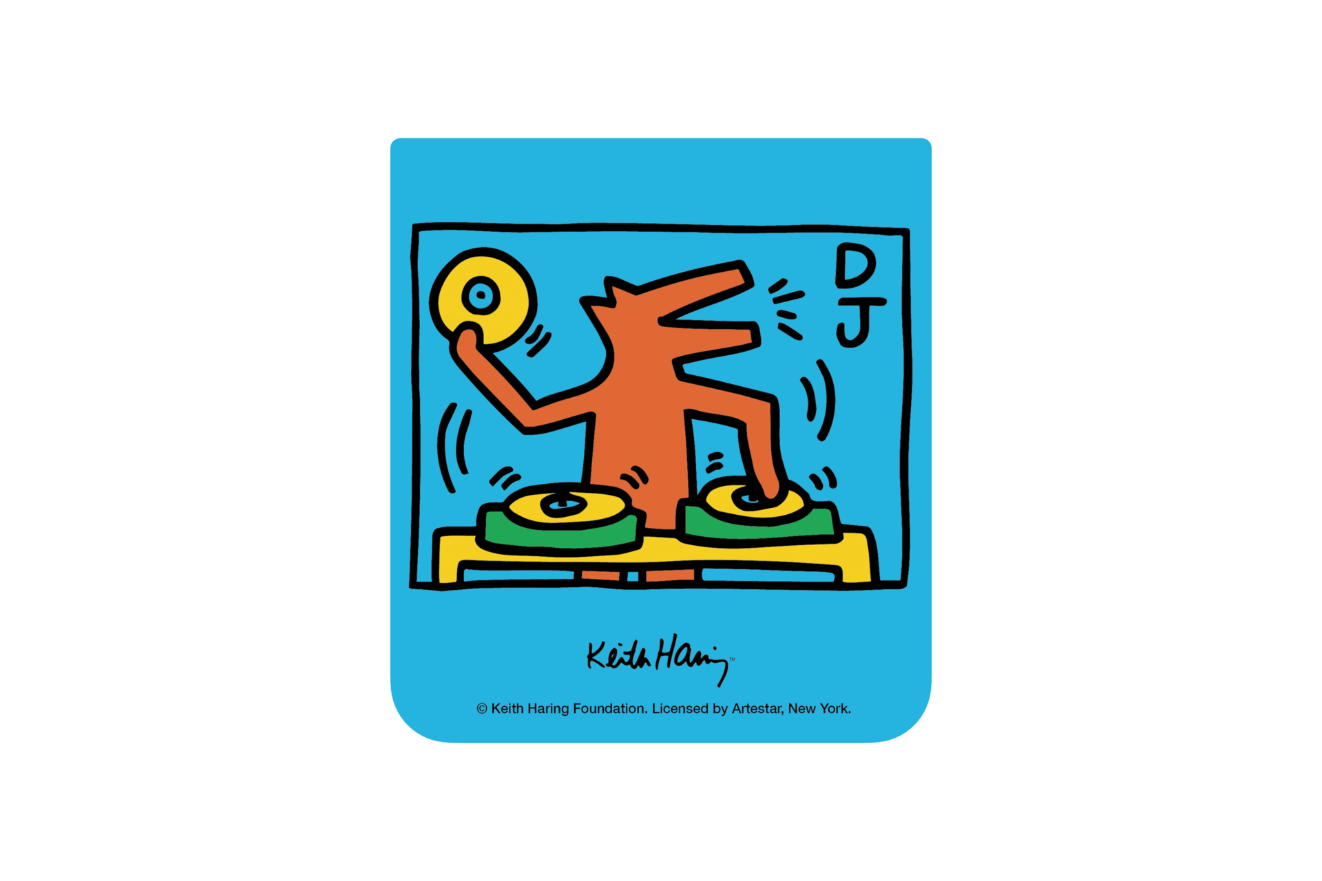 Image of Samsung Keith Haring Flipsuit Card for Galaxy Z Flip5 Flipsuit Case