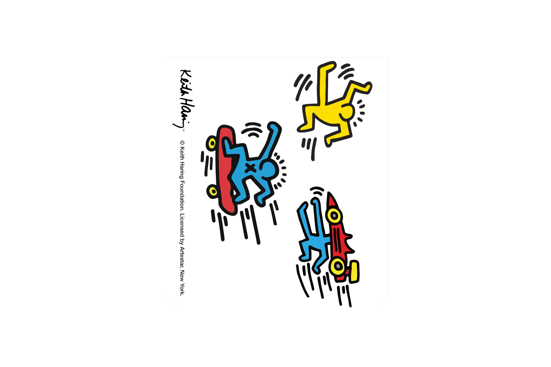 Keith Haring Flipsuit Card for Galaxy Z Flip5 Flipsuit Case