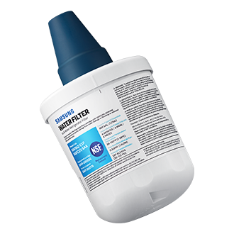 HAFCU1/XAA Side-by-Side & French Door Refrigerator Water Filter Perspective White 