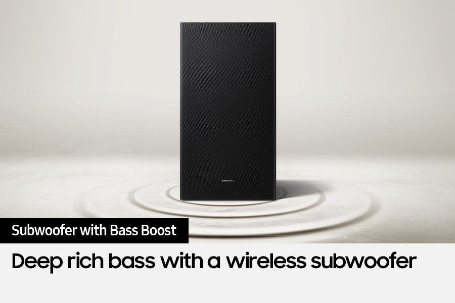 B-series Soundbar HW-B550D 3.1 ch Sub Woofer | Samsung Canada