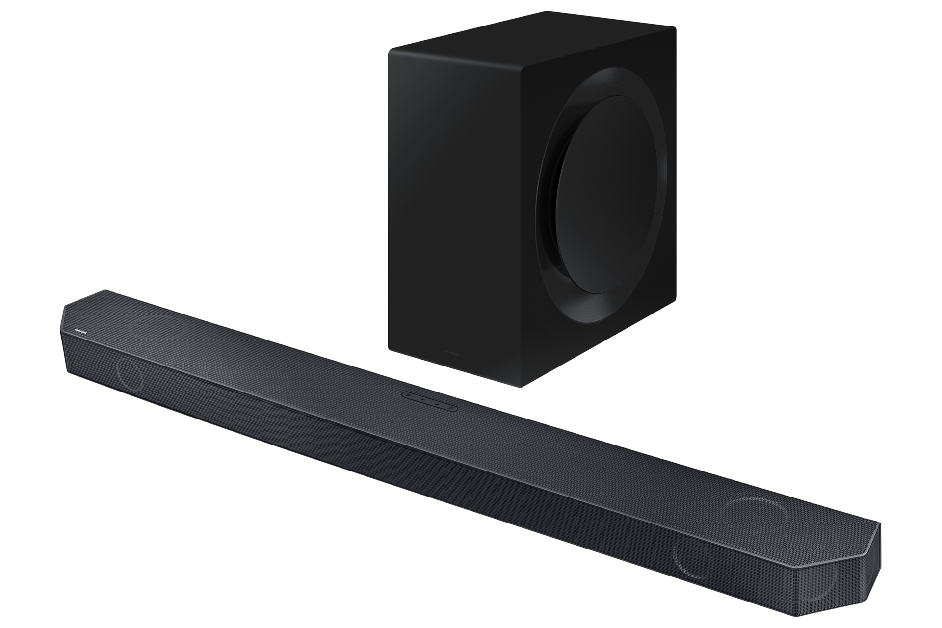 Samsung soundbar best sale and subwoofer setup