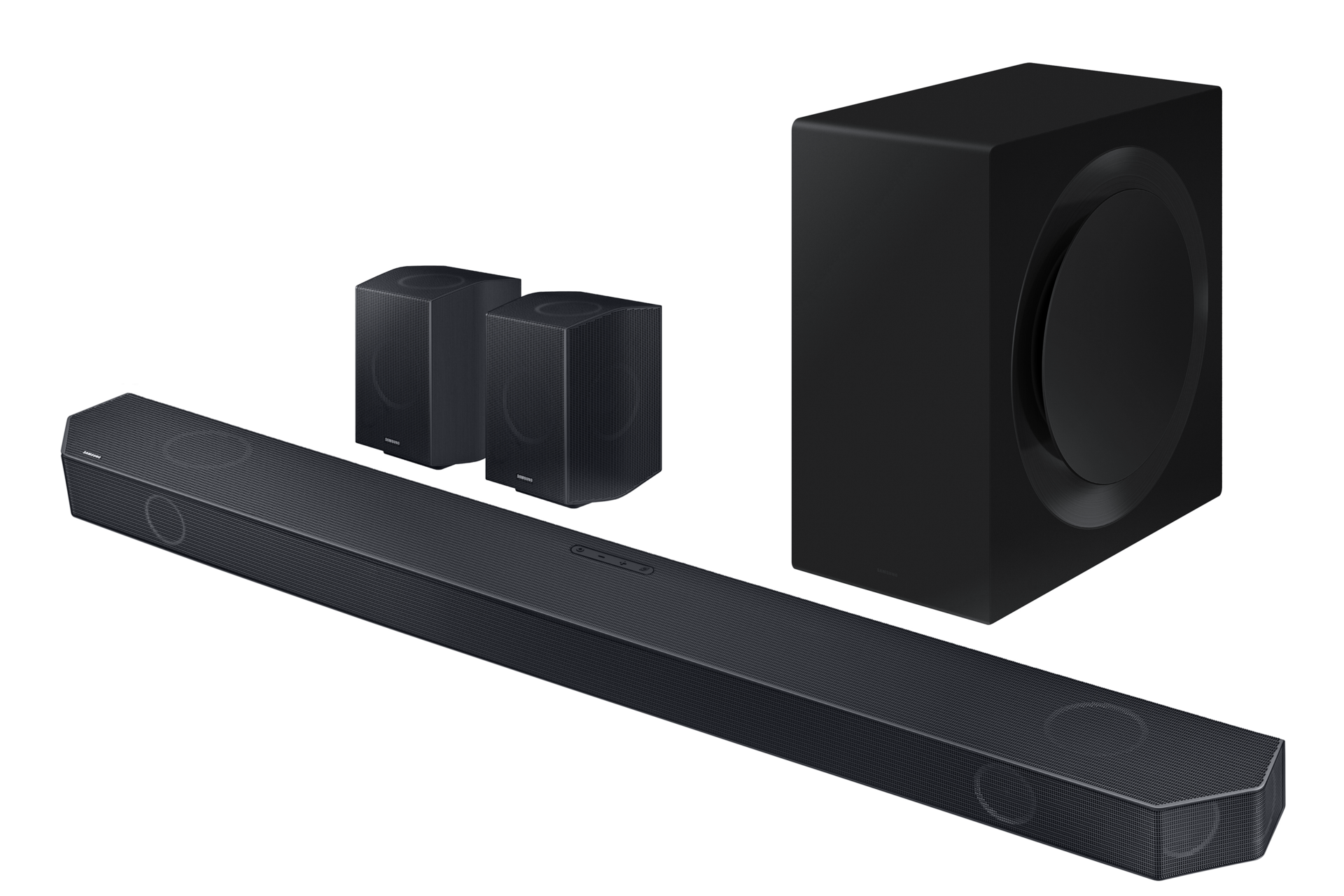 Setting up samsung hot sale soundbar and subwoofer