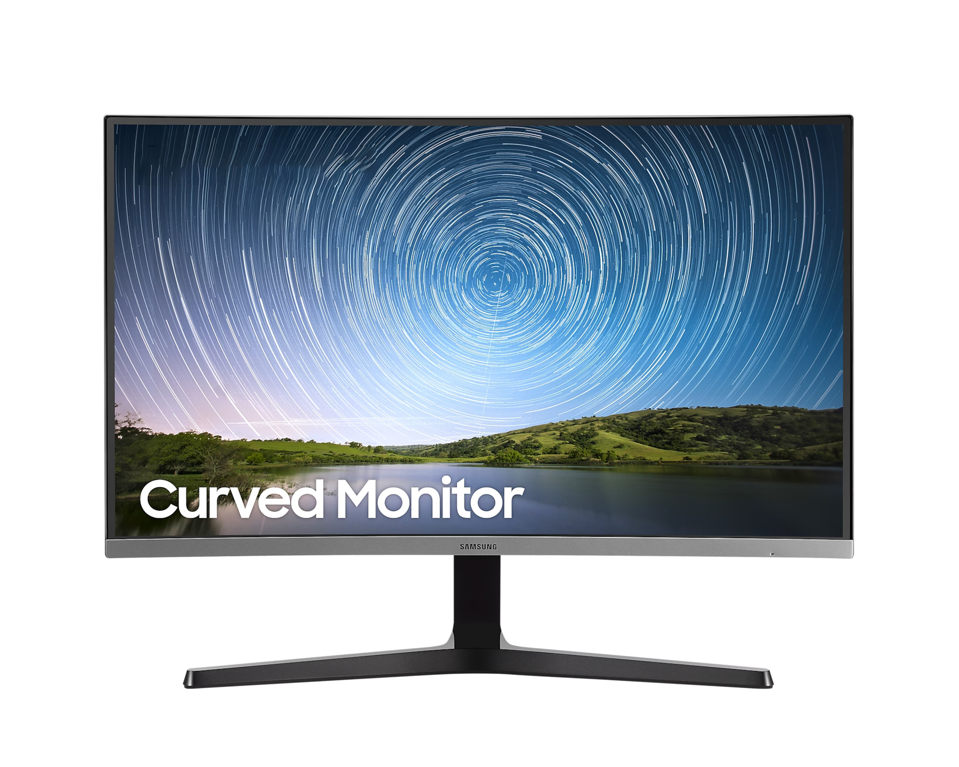 Image of Samsung 27  FHD Curved Monitor with bezel-less design